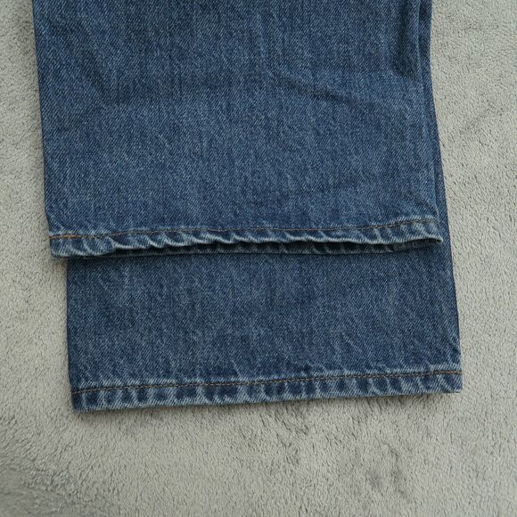 Express Jeans Women's Size 8R Blue High-Rise 90's Bootcut Denim 32" Inseam NWT - Picture 16 of 16